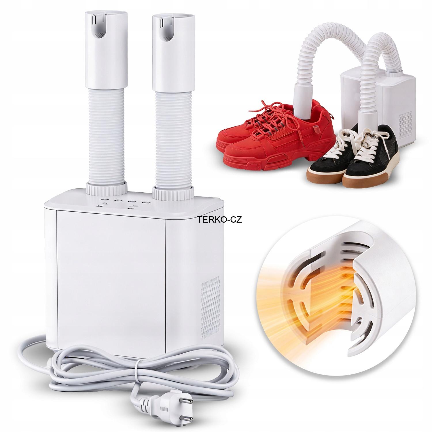 Teplovzdušný vysoušeč na 2 páry obuvi 150W