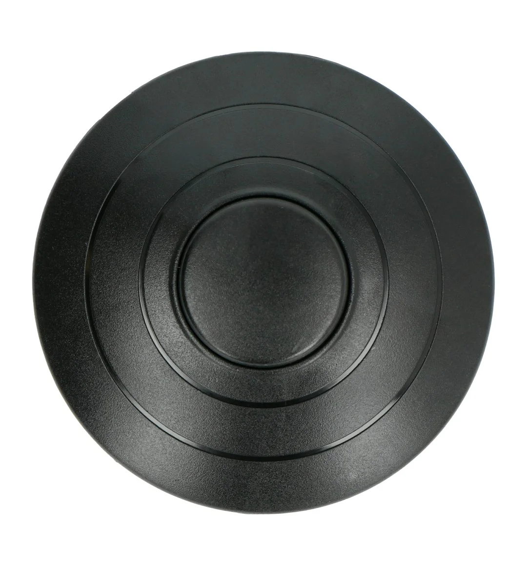 Průchozí vypínač nášlapný- nožní kruhový černý