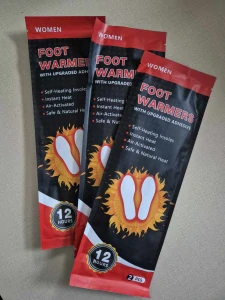 Jednorázové vyhřívané vložky do bot, vel.36-39