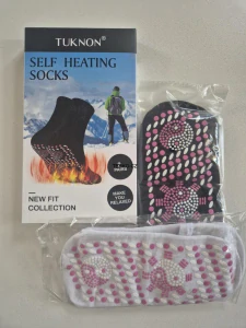 Samozahřívací ponožky s turmalinem vel.38-40 - 2 páry v sadě