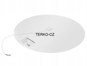 Samolepicí kruhová topná fólie 30 cm pod zrcadlo 