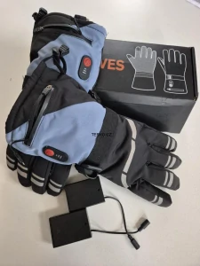 Vyhřívané rukavice, vel.L, napájení na AA baterie