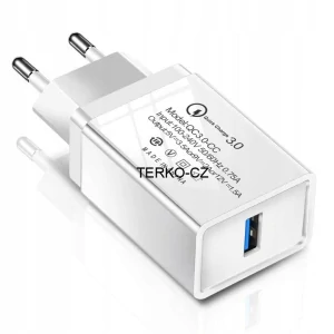 Síťová nabíječka s rychlým nabíjením Quick Charge 3.0 15,5-18W