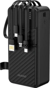 Powerbanka 30 000 mAh 10W černá USB-A + kabely