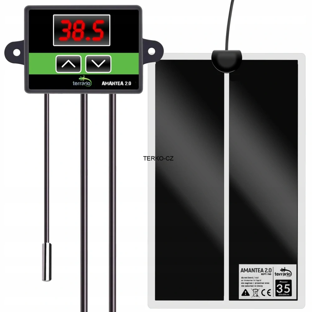 Topná folie 28x53cm s termostatem a externím čidlem 230V / 28W