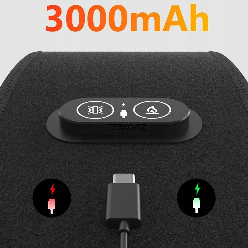 Elektrický masážní pás na zápěstí a ruku USB