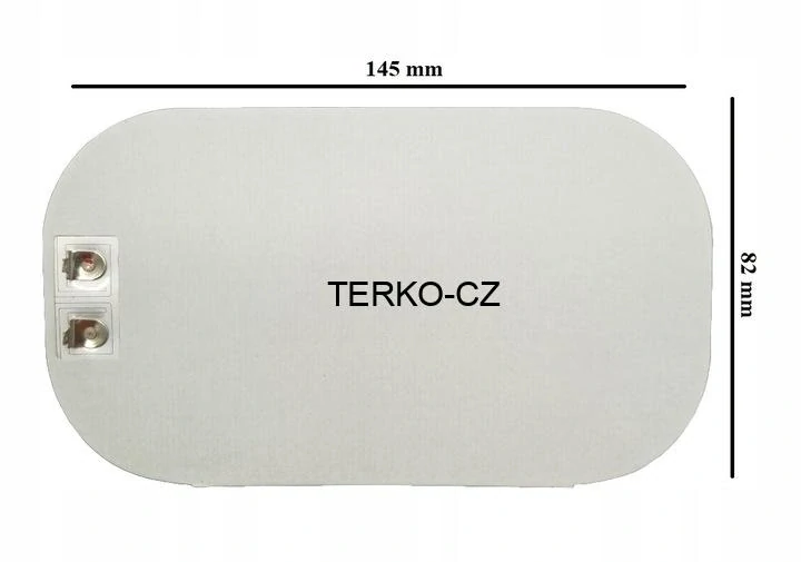 Topné samolepící fólie pro vyhřívání autozrcátek 1ks  12V / 10W