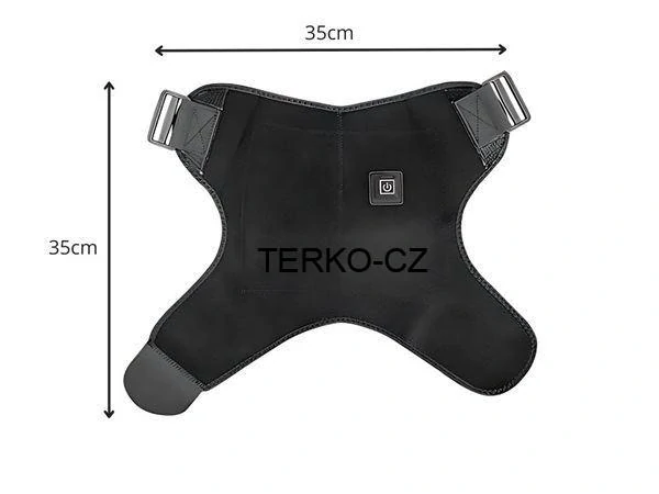 Elektrická vyhřívaná ortéza na rameno, USB  3 stupně výhřevu