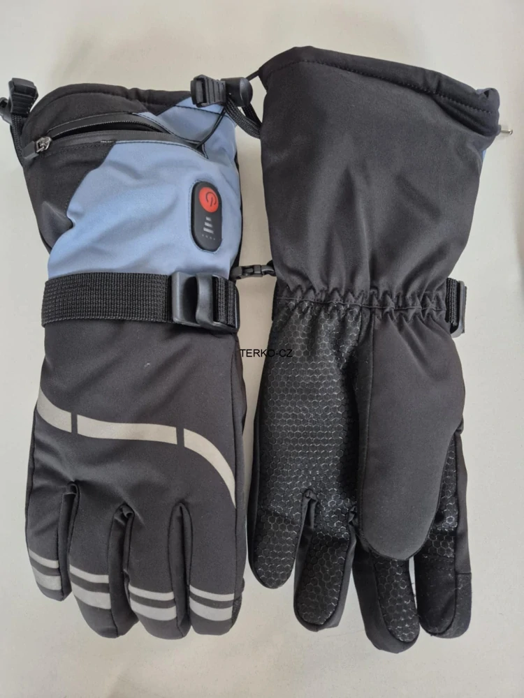 Vyhřívané rukavice, vel.L, napájení na AA baterie