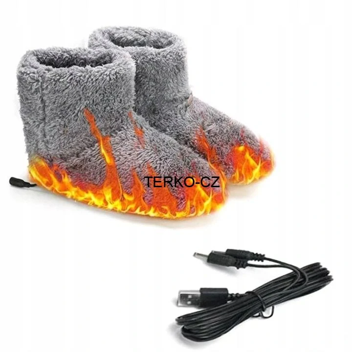 Elektrické vyhřívané bačkory USB vel.39-43