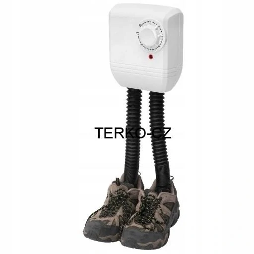 Elektrický nástěnný teplovzdušný vysoušeč obuvi 250W 2 ramena