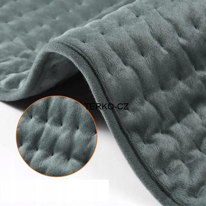 Vyhřívaná bederní dečka s regulací teploty 59x30cm 75W