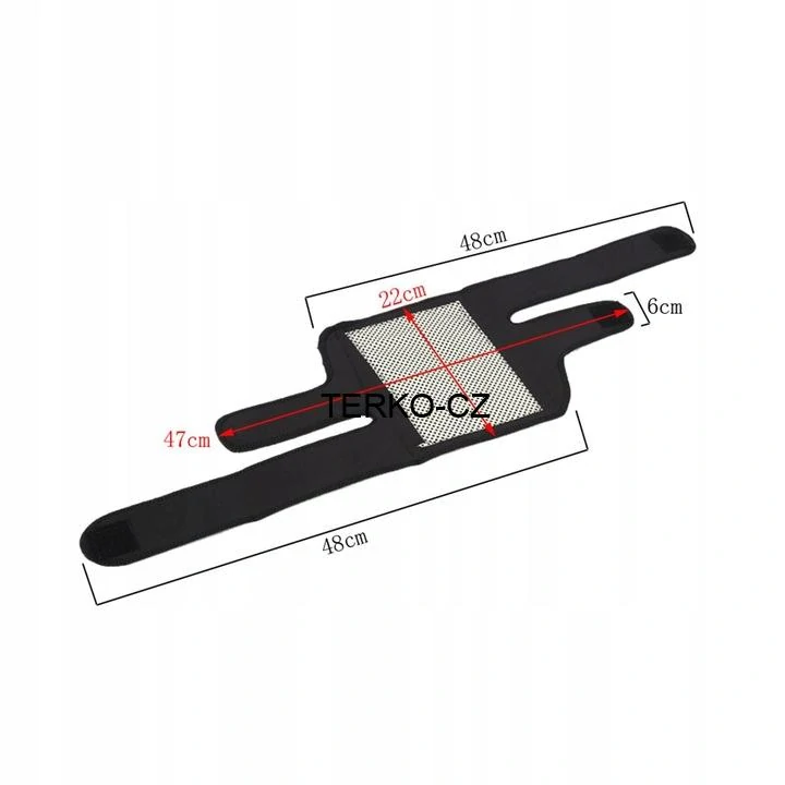 Magnetická samozahřívací ortéza kolene s turmalínem - 1 ks