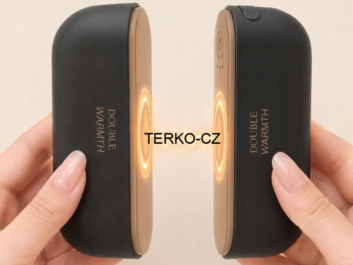 MAGNETICKÝ ELEKTRICKÝ OHŘÍVAČ RUKOU 2V1 USB ČERNÝ 7W 5V