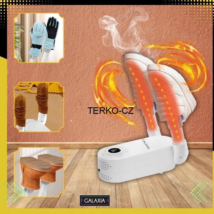 Elektrický teplovzdušný vysoušeč obuvi 130W 220V