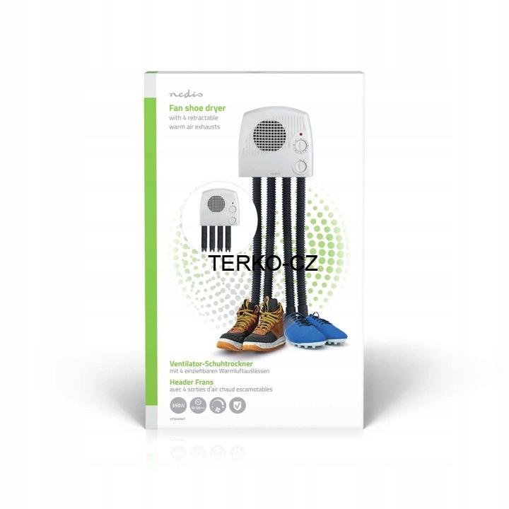 Elektrický nástěnný vysoušeč obuvi 350W 2páry obuvi