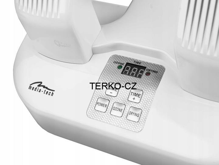 Elektrický teplovzdušný vysoušeč obuvi s ozonizací 100W 220V