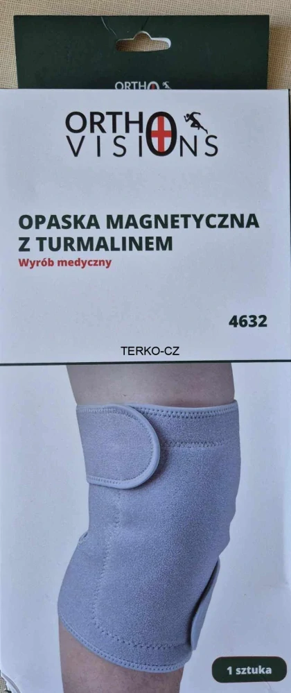 Magnetický samozahřívací stabilizátor kolene - kolenní ortéza s turmalínem, vel. XL