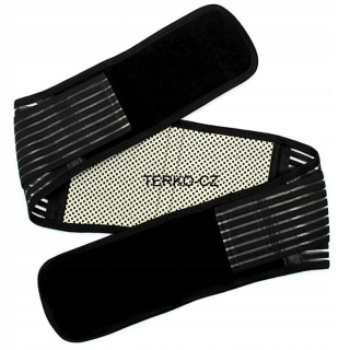 Magnetický samozahřívací bederní ledvinový pás s turmalínem, vel.XXL